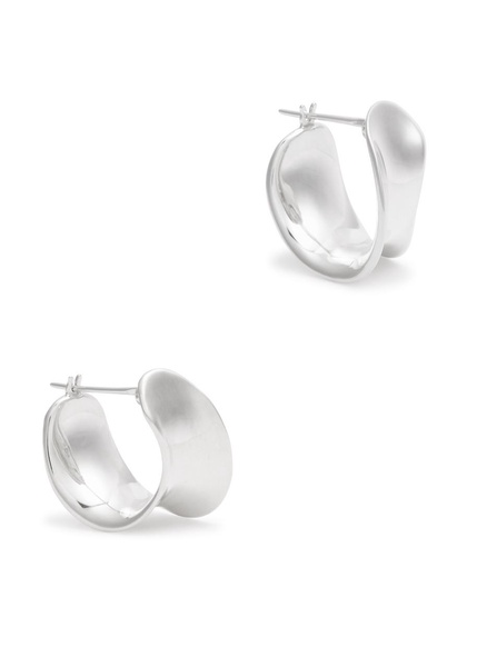 Laila mini sterling silver hoop earrings 