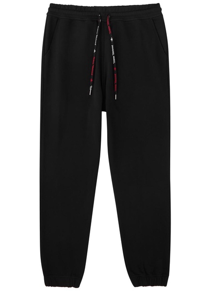 Orb-embroidered cotton sweatpants 