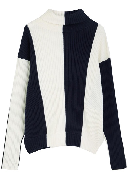 Paragon striped wool-blend jumper 