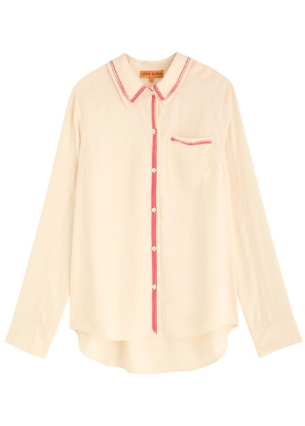 Felix striped matte satin shirt 