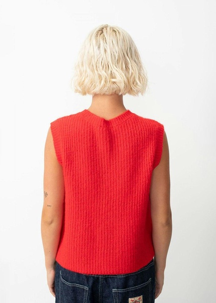 East Sleeveless Cardigan - Pepper