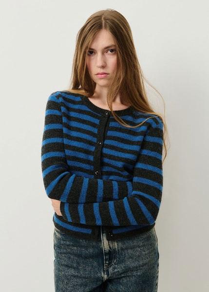 Raxow Round Neck Cardigan - Olympiad