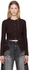 Brown Multi Buttons Cardigan