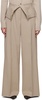 Beige Tailored Trousers