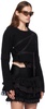 Black Nora Strap Sweater