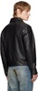 Black Television Leather Jacket