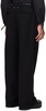 Black Wrap Trousers