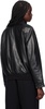 Black Varsity Leather Jacket