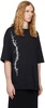 Black Dieter Printed High-Comfort T-shirt