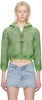 Green Shrunken Hoodie