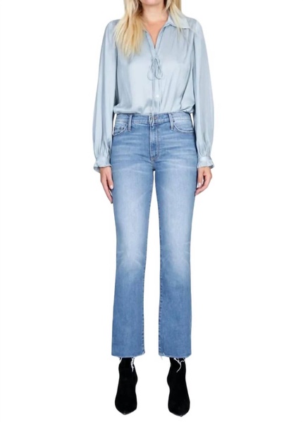 bardot straight fray jeans in miss you much