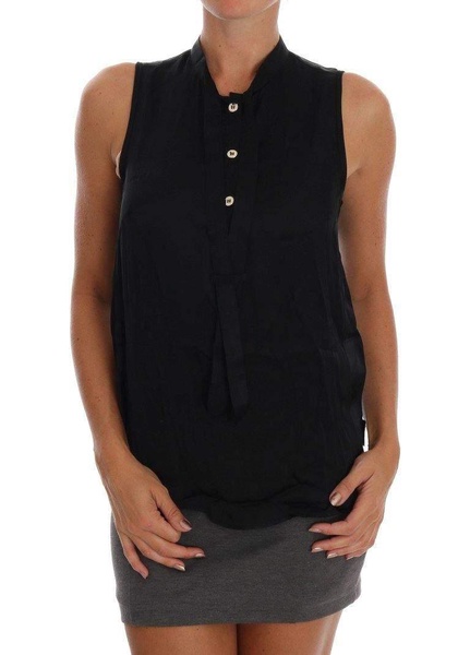 Versace Jeans Women Sleeveless Viscose Blouse Top