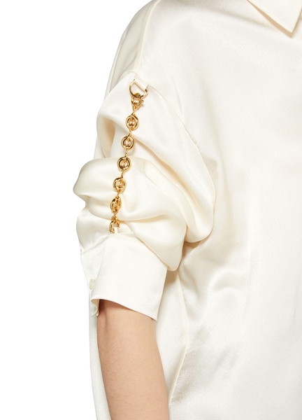 Shirt with chain detail