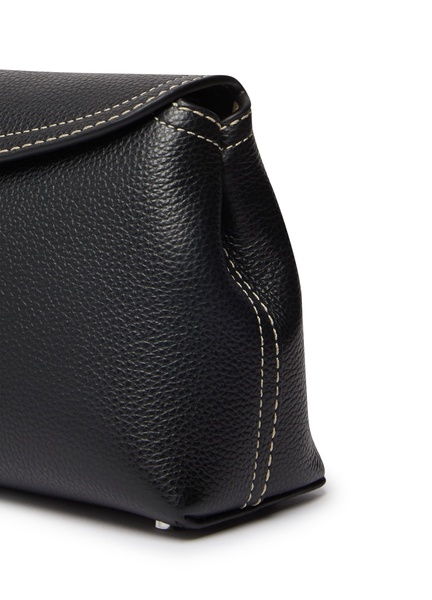 T-Lock leather clutch bag