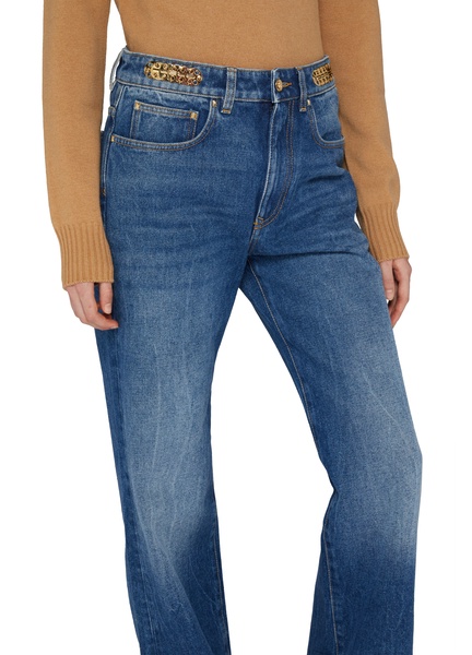 Straight-cut jeans