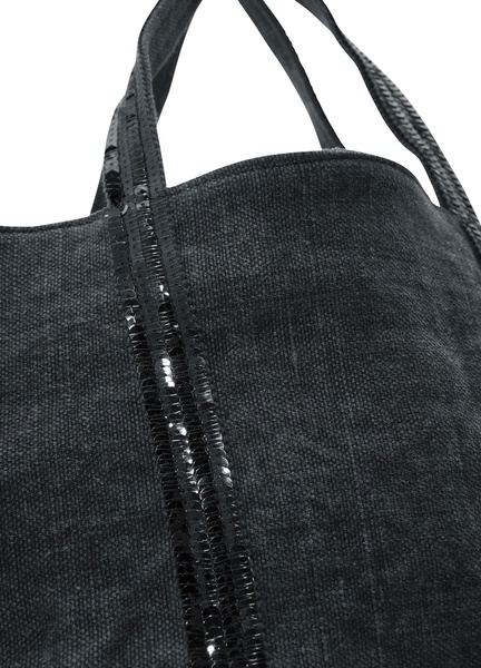 Linen M cabas tote