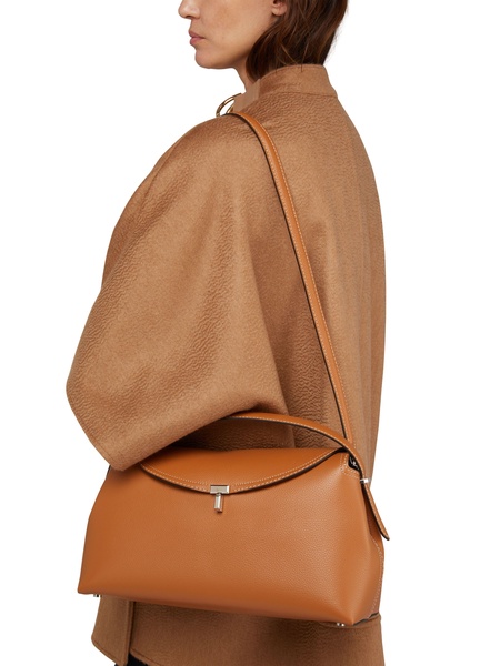 T-Lock leather shoulder bag