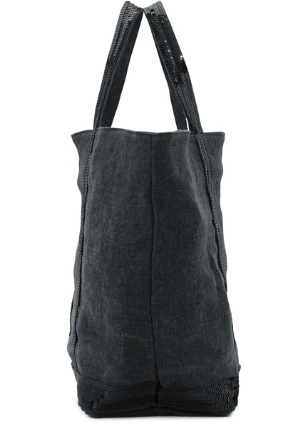 Linen M cabas tote