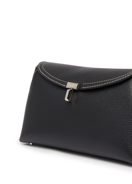 T-Lock leather clutch bag