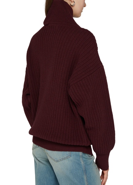 Shawl neck sweater