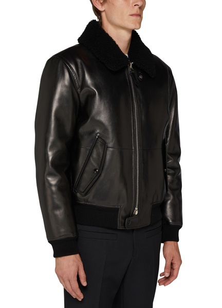 Jacket in grain leather