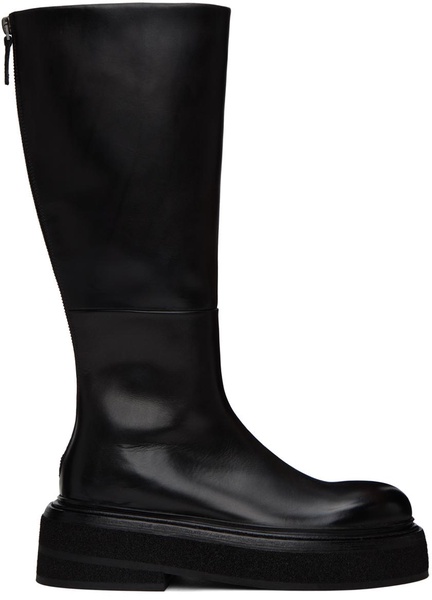 Black Flat Zuccone Boots