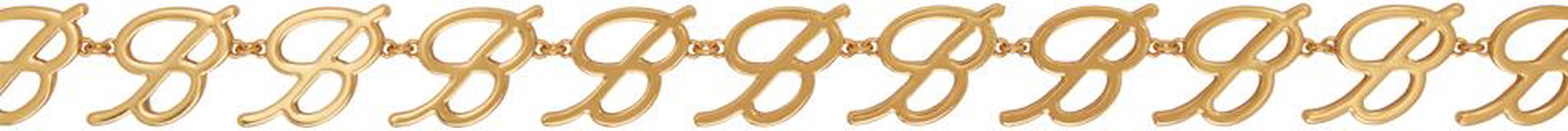 Gold Logo Chain Belt