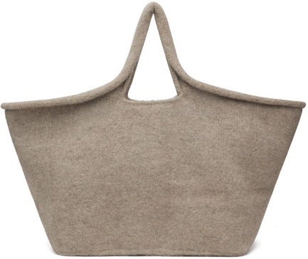 Taupe Knit Market Tote