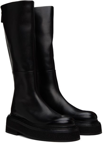 Black Flat Zuccone Boots