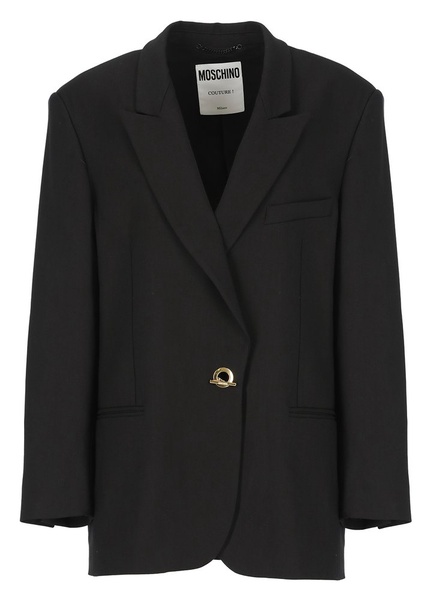 Moschino Single Breasted Tailored Blazer