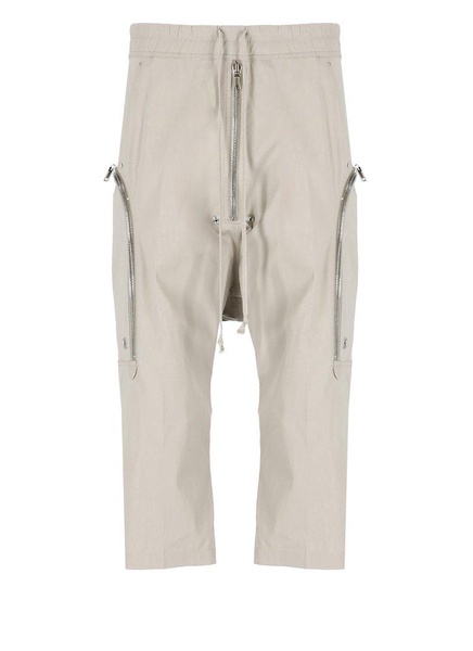 Rick Owens Zip Detailed Drawstring Trousers