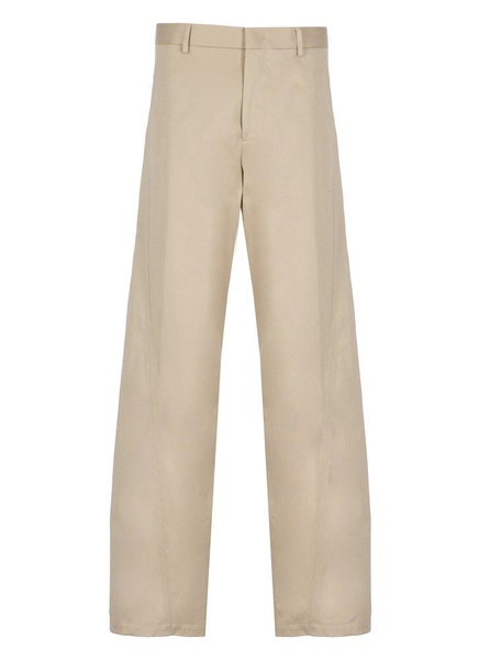 Lanvin High Waist Twisted Chino Trousers