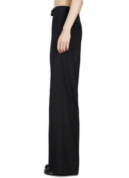 Raf Simons Logo Patch Wide-Leg Tailored Trousers