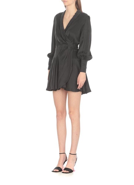 Zimmermann V-Neck Wrapped Mini Dress