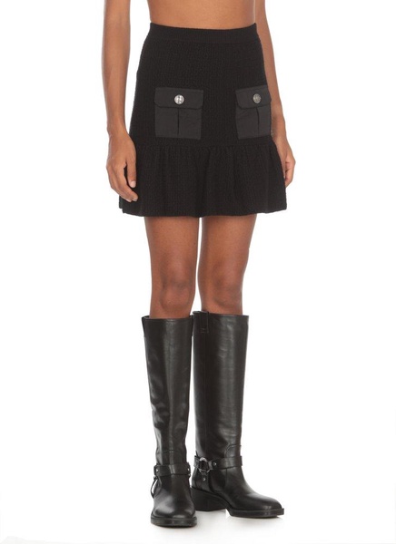 Elisabetta Franchi Flap Pocket Mini Skirt