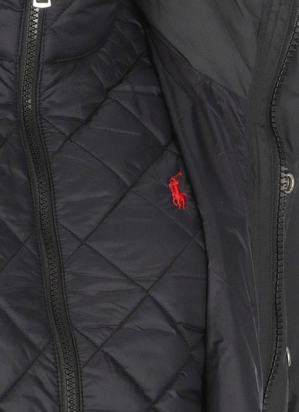 Ralph Lauren Pony Embroidered Hooded Coat