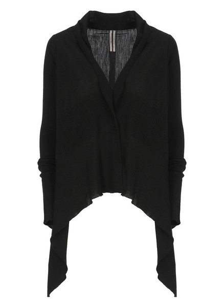 Rick Owens Asymmetric Knitted Cardigan