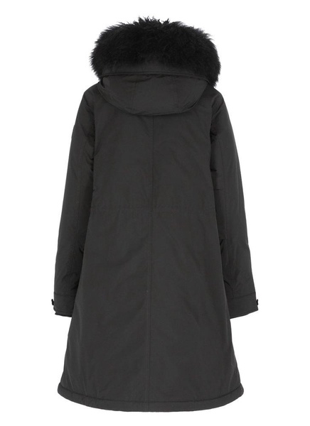 Woolrich Logo Patch Hooded Parka