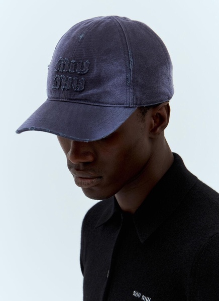 Miu Miu Logo-Detailed Baseball Cap