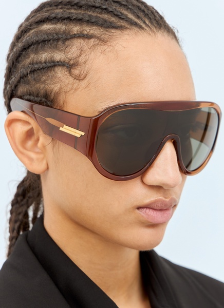 Bottega Veneta Women Scudo Shield Sunglasses