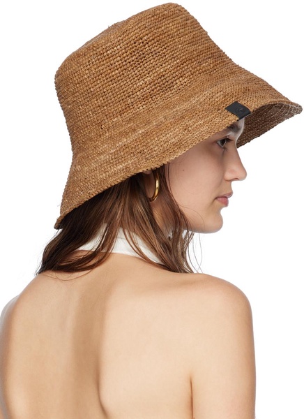 Brown Jade Rollable Beach Hat