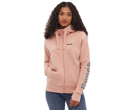 Women's Darcine Zip-Up Hoodie with Sleeve Logo