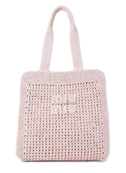 Miu Miu Crochet Shopping Bag