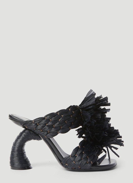 Dries Van Noten Fringe Embellished Sandals