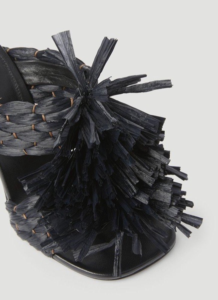 Dries Van Noten Fringe Embellished Sandals