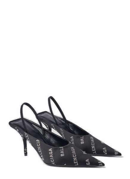 Balenciaga Square Knife Slingback Pumps