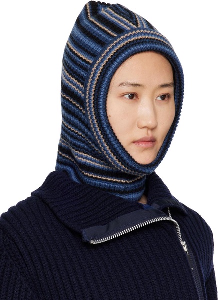 Blue Striped Balaclava