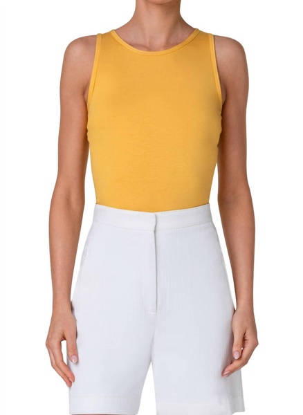 sleeveless modal stretch top in sun