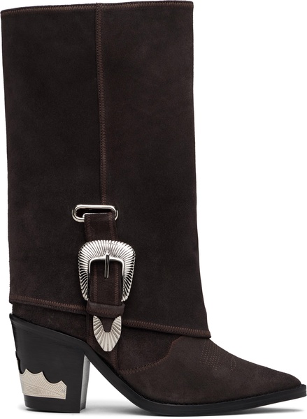 SSENSE Exclusive Brown Western Style Boots