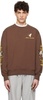 Brown Duck Embroidered Sweatshirt